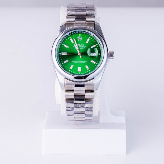 Rolex Oyster Perpetual Datejust – Stainless Steel with Green Dial