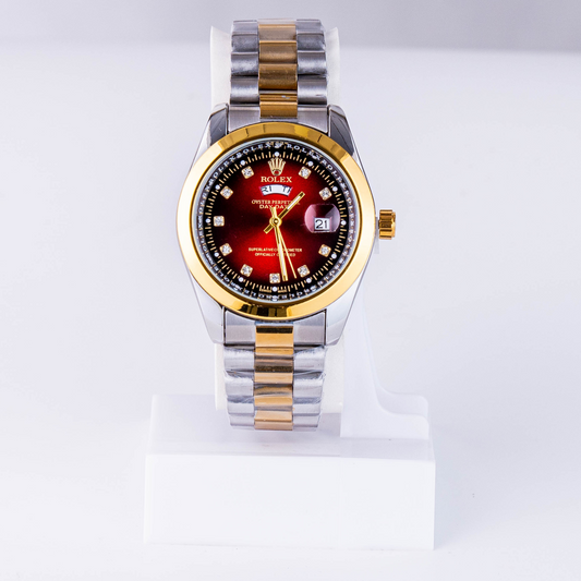 Luxury Rolex Oyster Perpetual Datejust – Two-Tone Gold & Silver with Diamond Markers