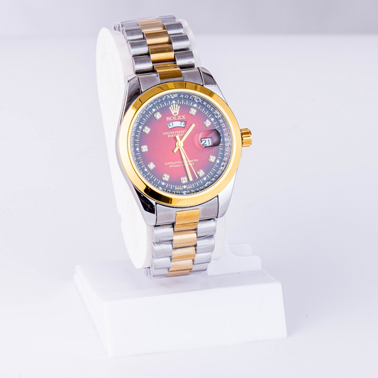 Luxury Rolex Oyster Perpetual Datejust – Two-Tone Gold & Silver with Diamond Markers