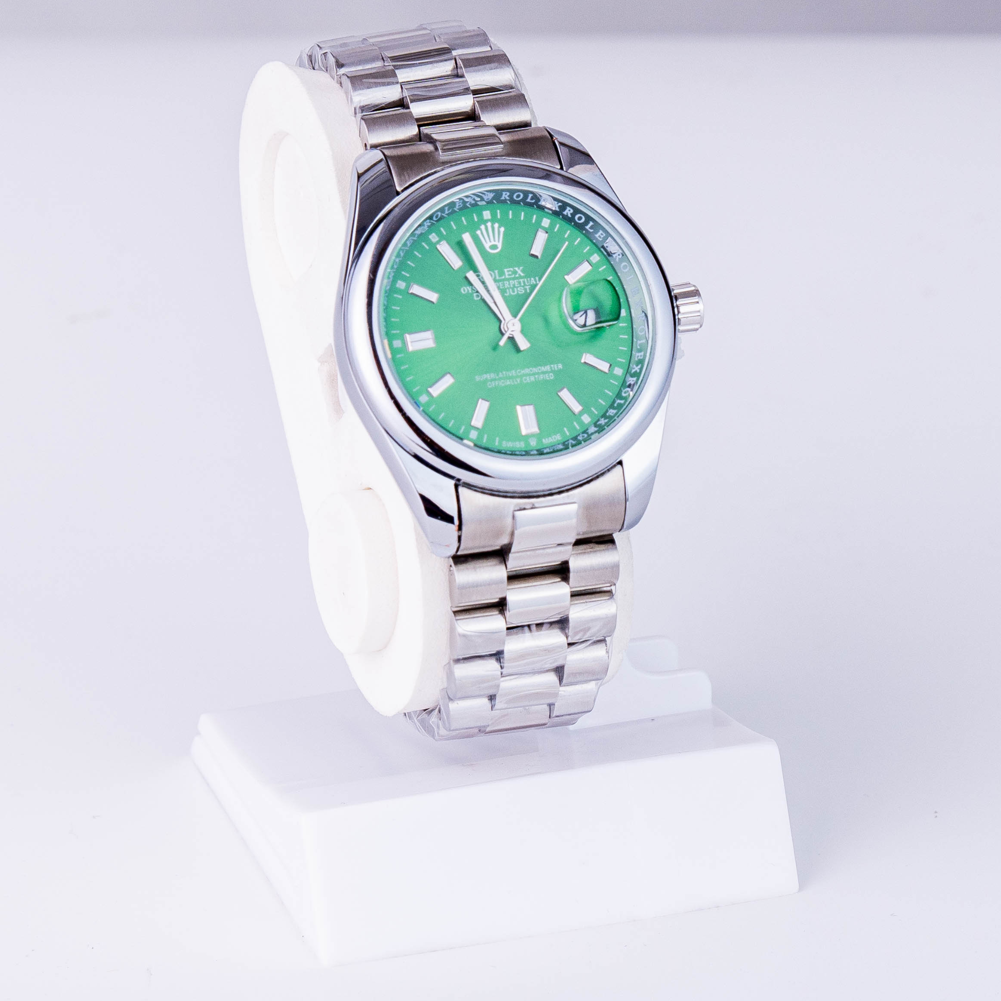 Rolex Oyster Perpetual Datejust – Stainless Steel with Green Dial