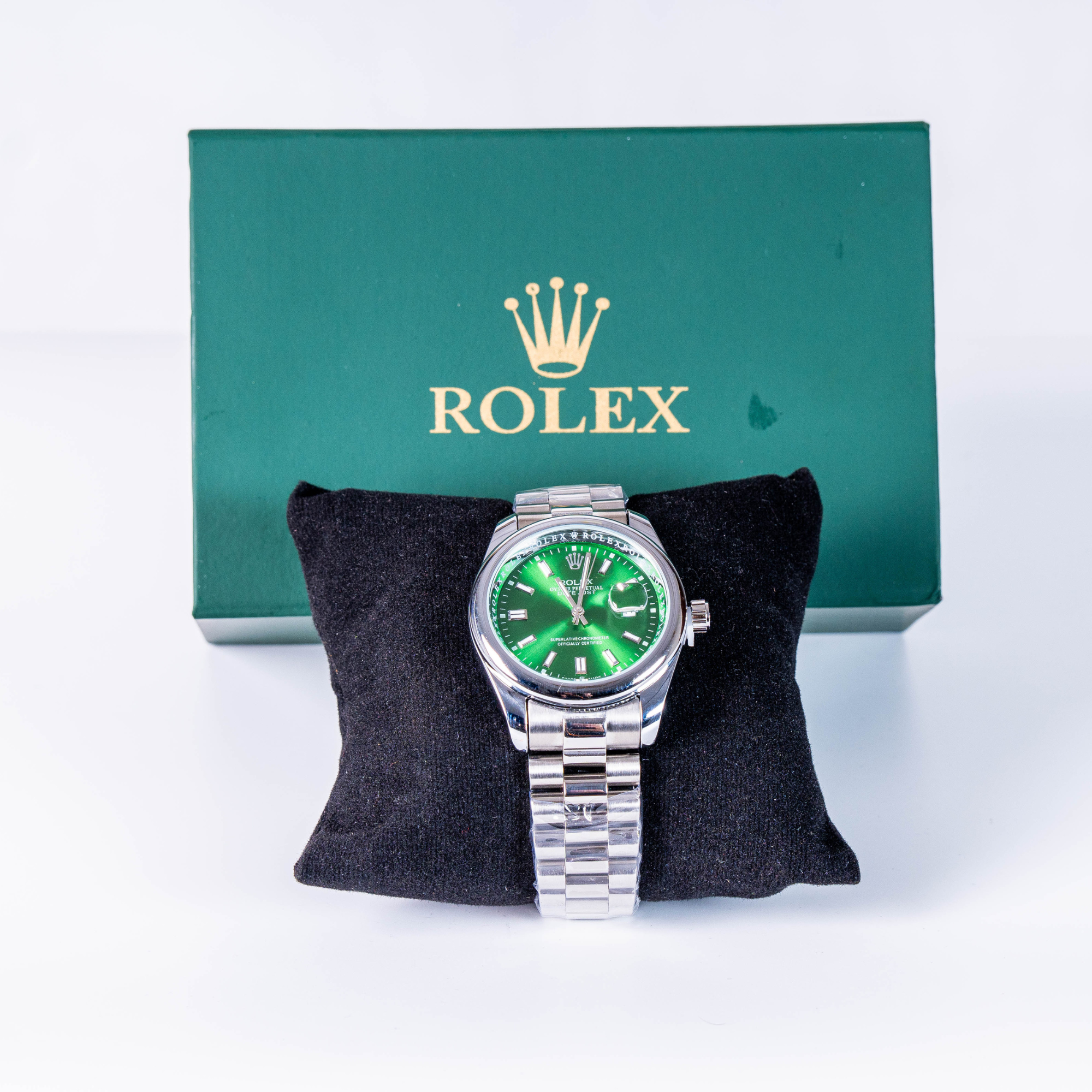 Rolex Oyster Perpetual Datejust – Stainless Steel with Green Dial